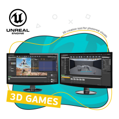 Unreal Engine 4. Игровой движок - КИБЕРшкола программирования для детей, компьютерные курсы для школьников, начинающих и подростков - KIBERone г. Череповец