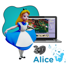 Alice 3d - КИБЕРшкола программирования для детей, компьютерные курсы для школьников, начинающих и подростков - KIBERone г. Череповец