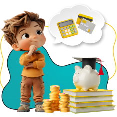 Финансовый интеллект вместе KIBERone - КИБЕРшкола программирования для детей, компьютерные курсы для школьников, начинающих и подростков - KIBERone г. Череповец