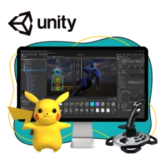 Мир игр на Unity 2D на популярном движке + AI-помощники - КИБЕРшкола программирования для детей, компьютерные курсы для школьников, начинающих и подростков - KIBERone г. Череповец