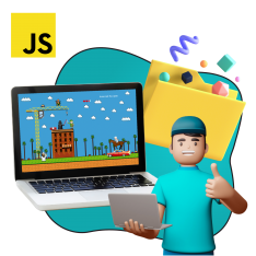 Программирование на JavaScript. Учимся создавать игры! - КИБЕРшкола программирования для детей, компьютерные курсы для школьников, начинающих и подростков - KIBERone г. Череповец